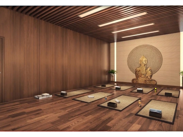 Rustomjee Paramount- Amenities Yoga Room