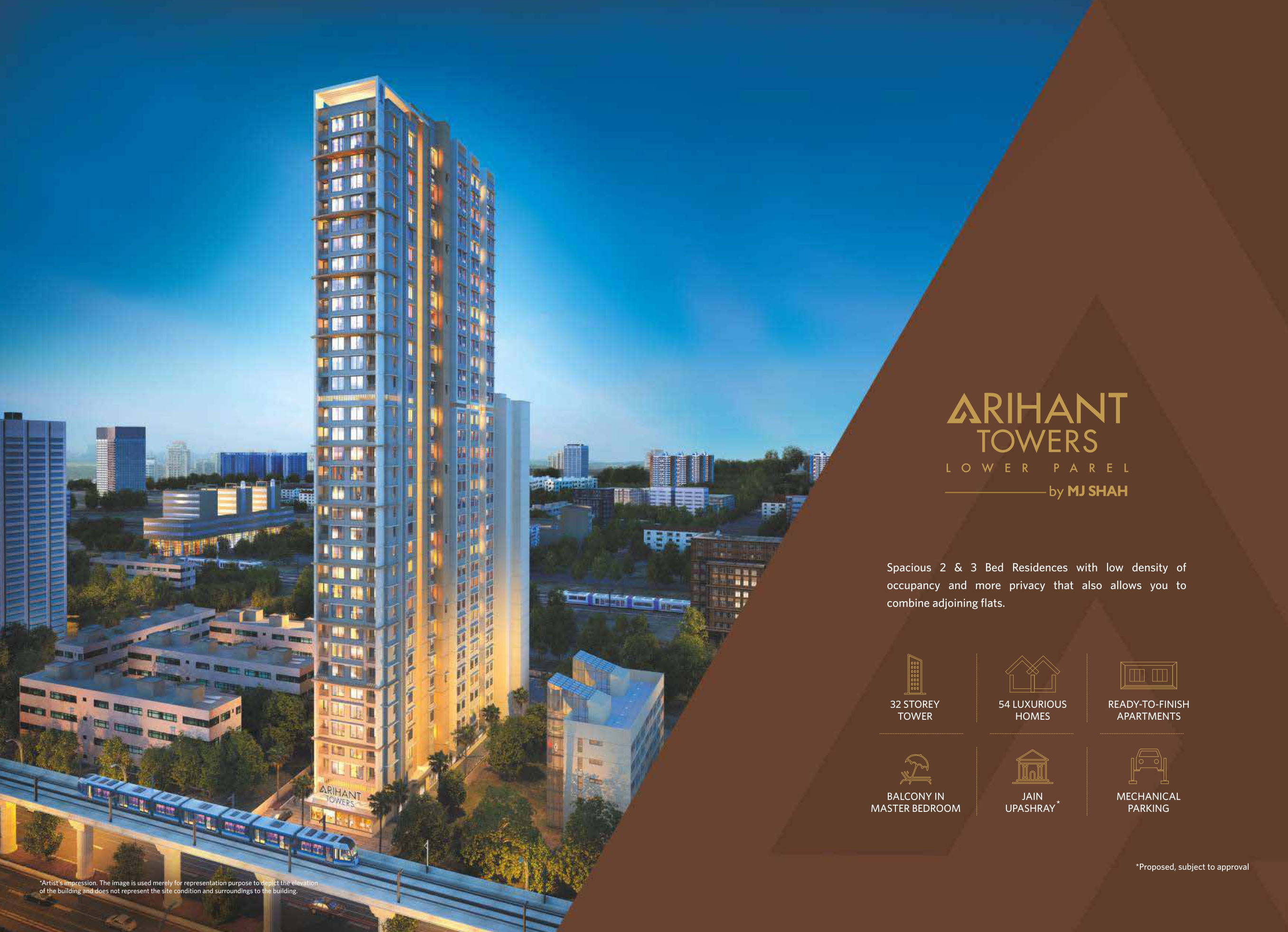 The Bliss of Harmony - Arihant Towers, By MJ Shah - Ishwar Estate ...